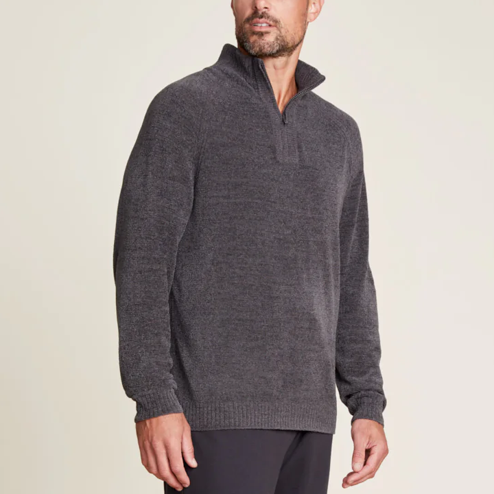 CozyChic Ultra Lite Men's Half Zip Mock Pullover