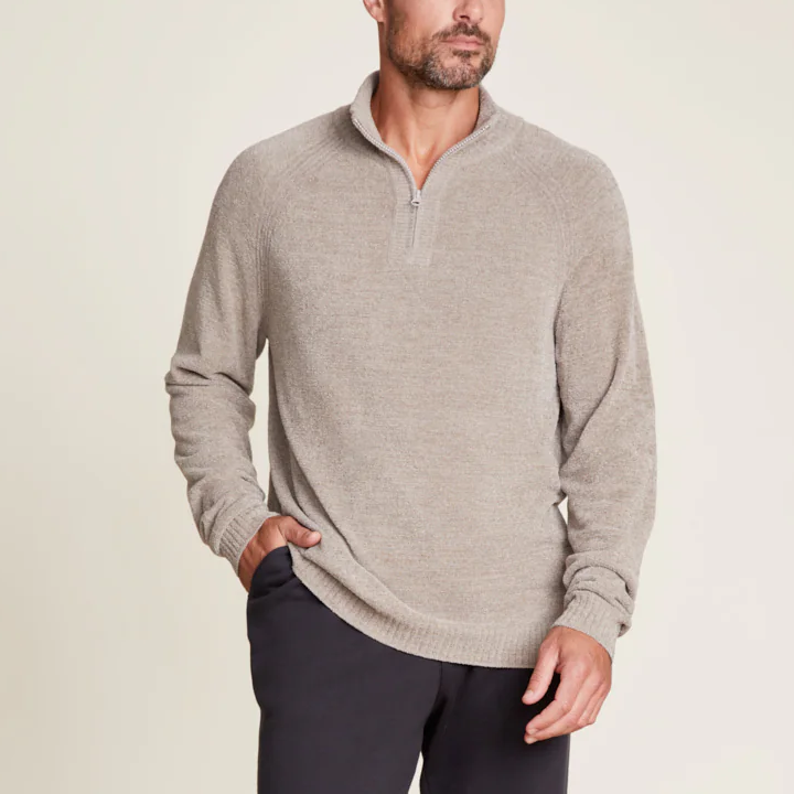 CozyChic Ultra Lite Men's Half Zip Mock Pullover