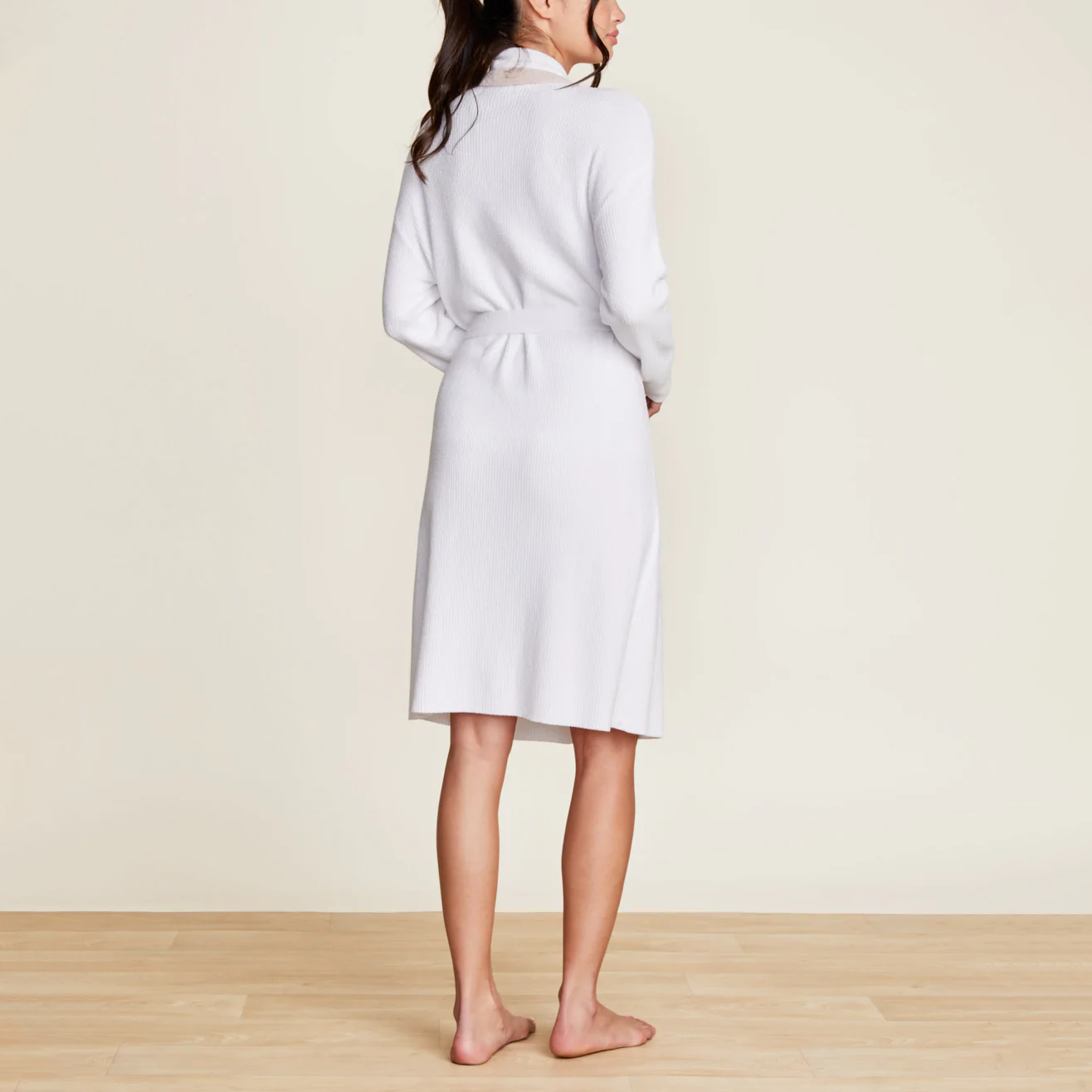 CozyChic Ultra Lite Tipped Ribbed Short Robe