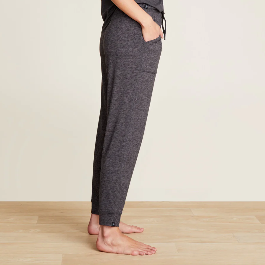 Malibu Collection Butterchic Knit Heavy Jogger