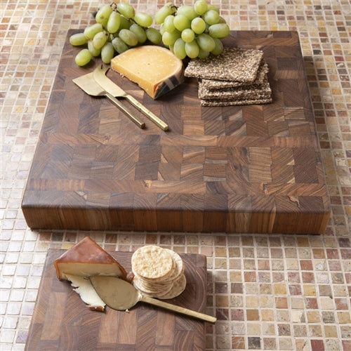 Large Teak End Grain Chopping Block Board