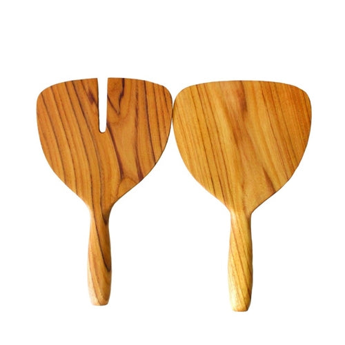 Teak Wide Serving Set