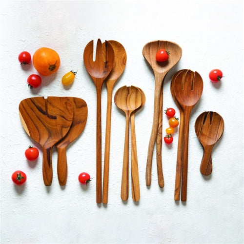 Teak Wide Serving Set