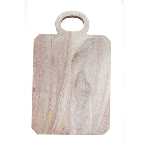 Natural Mango Wood Board with Round Handle