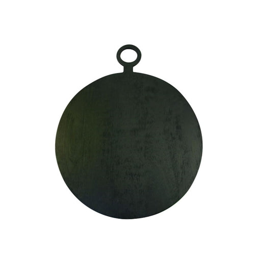 Medium Black Mango Wood Round Board