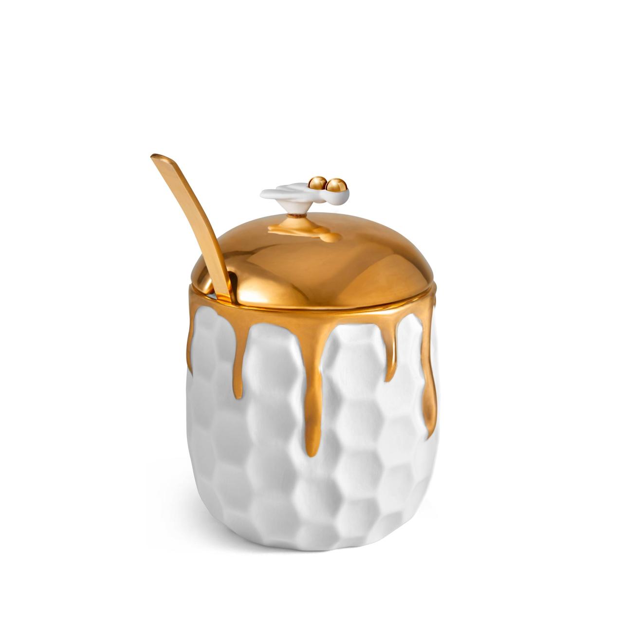 Beehive Honey Pot + Spoon