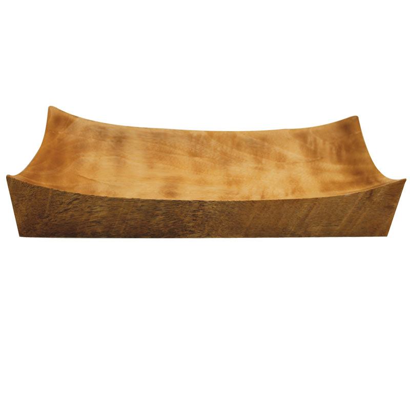 Mango Wood Rectangular Wave Platter