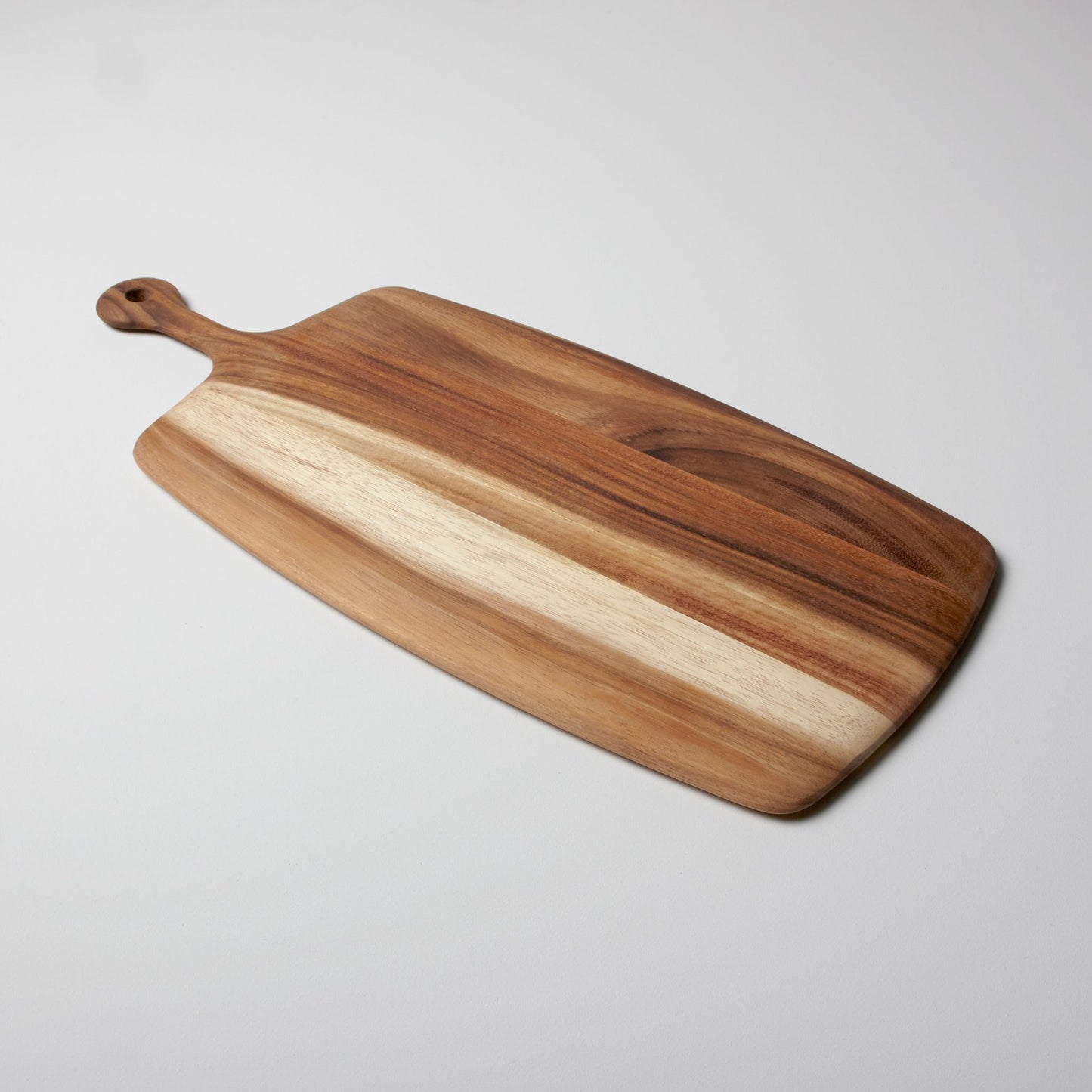 Acacia Rectangular Tapered Board with Rounded Handle