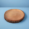 Mango Wood Platter with Bark Edge