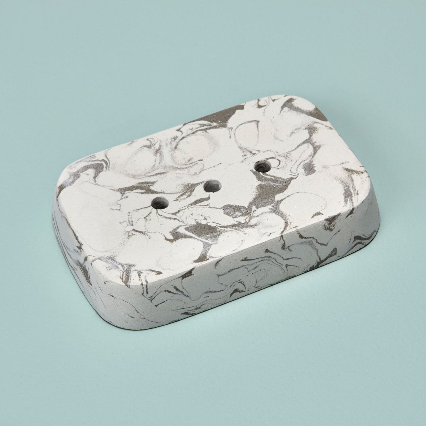 Marbled Cement Soap Dish