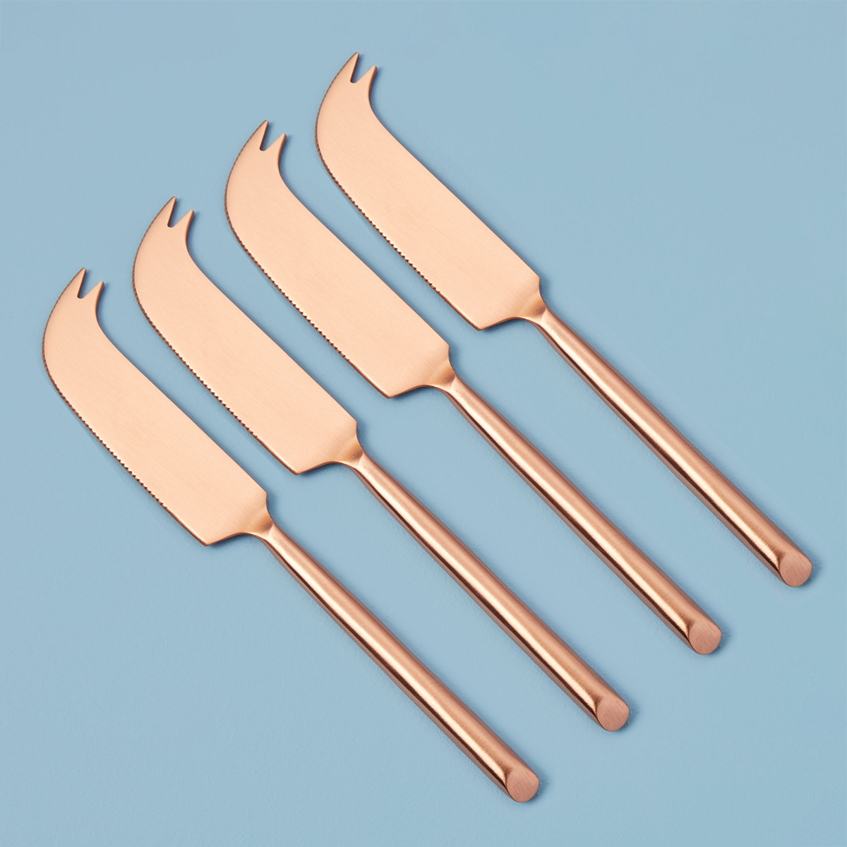 Matte Copper Cheese Knife - Set of 4