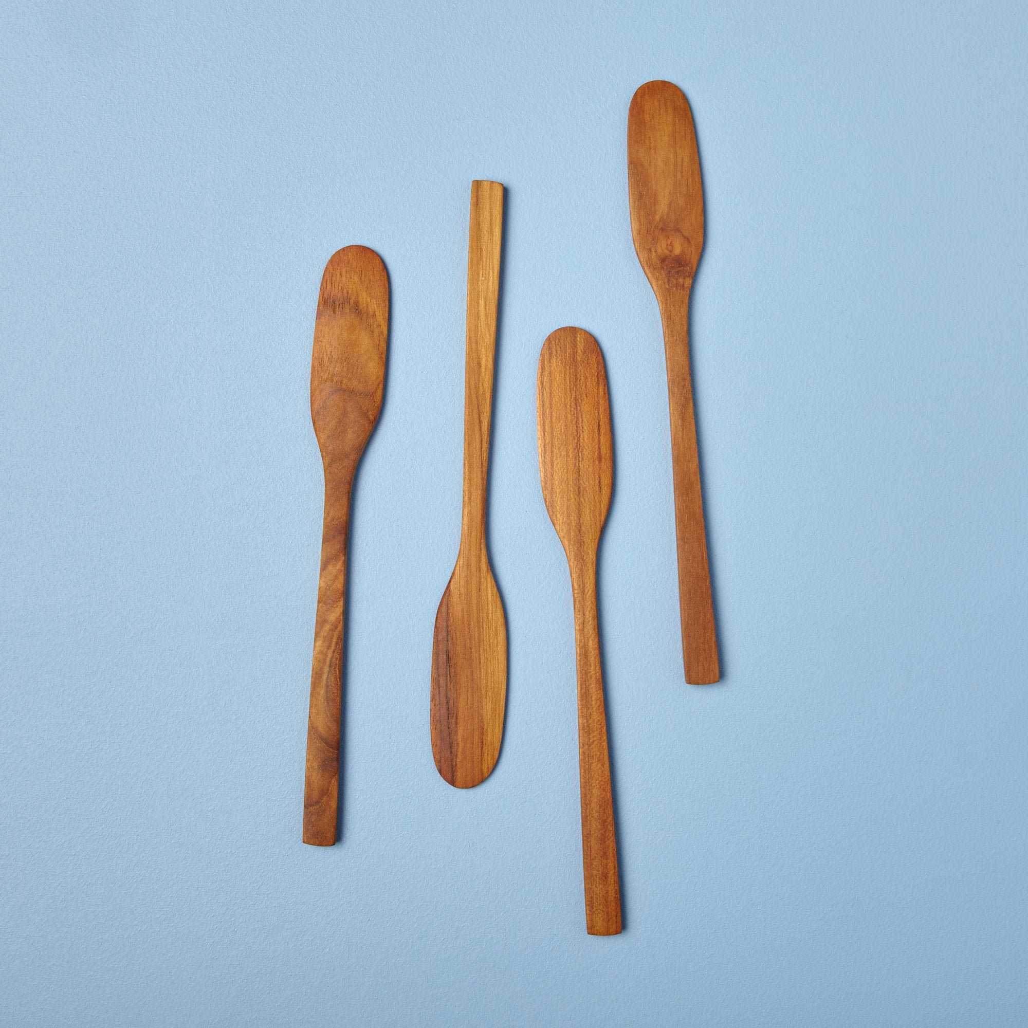 Teak Long Spreaders, Set of 4