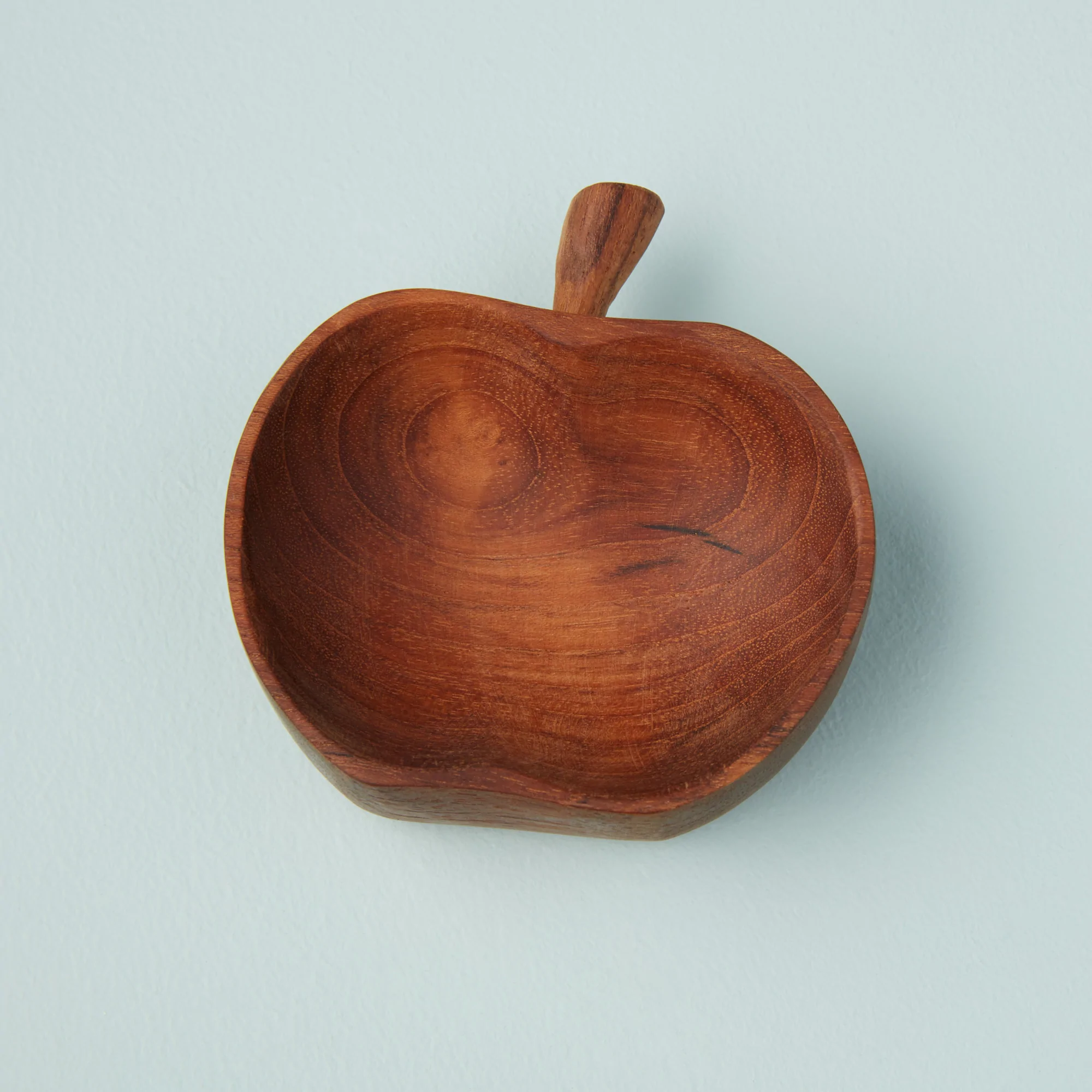 Teak Apple Bowl - Set of 2