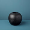 Black Mango Wood Luna Vase