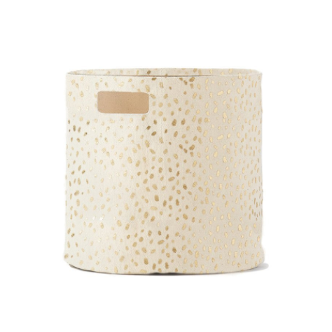 Gold Foil Speck Storage Bins