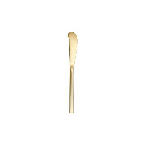 Arezzo Brushed Gold Butter Knife 7.75" - Set of 6