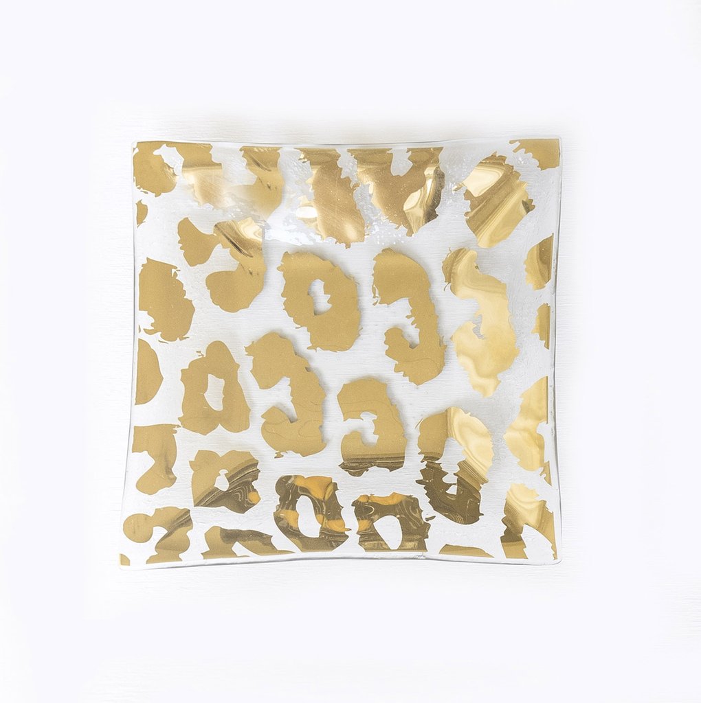 Cheetah Square Plate