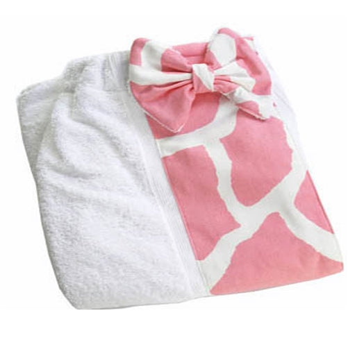 White and Pink Giraffe Wrap