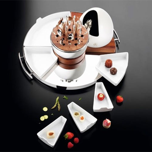 Mood Silver-Plated 24-Piece Flatware Set