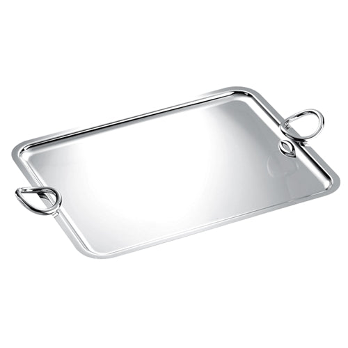 Vertigo Large Silver-Plated Tray