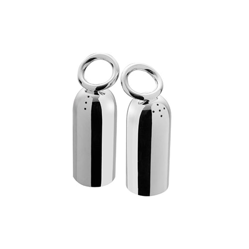 Vertigo Silver-Plated Salt & Pepper Shakers