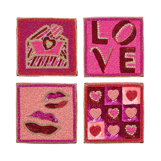 Amore Drink Coasters - Set of 4