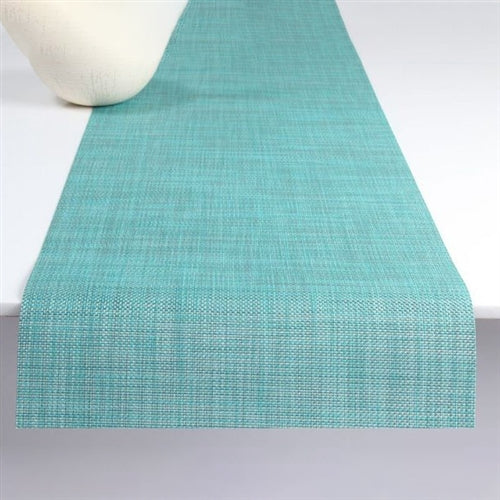 Mini Basketweave Table Runner - Turquoise