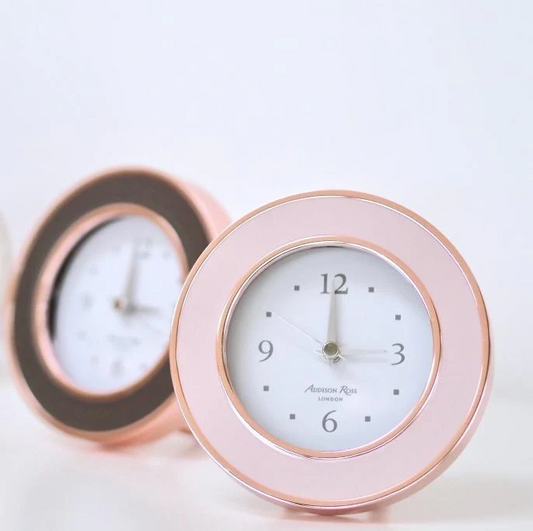 Rose Gold & Pink Alarm Clock