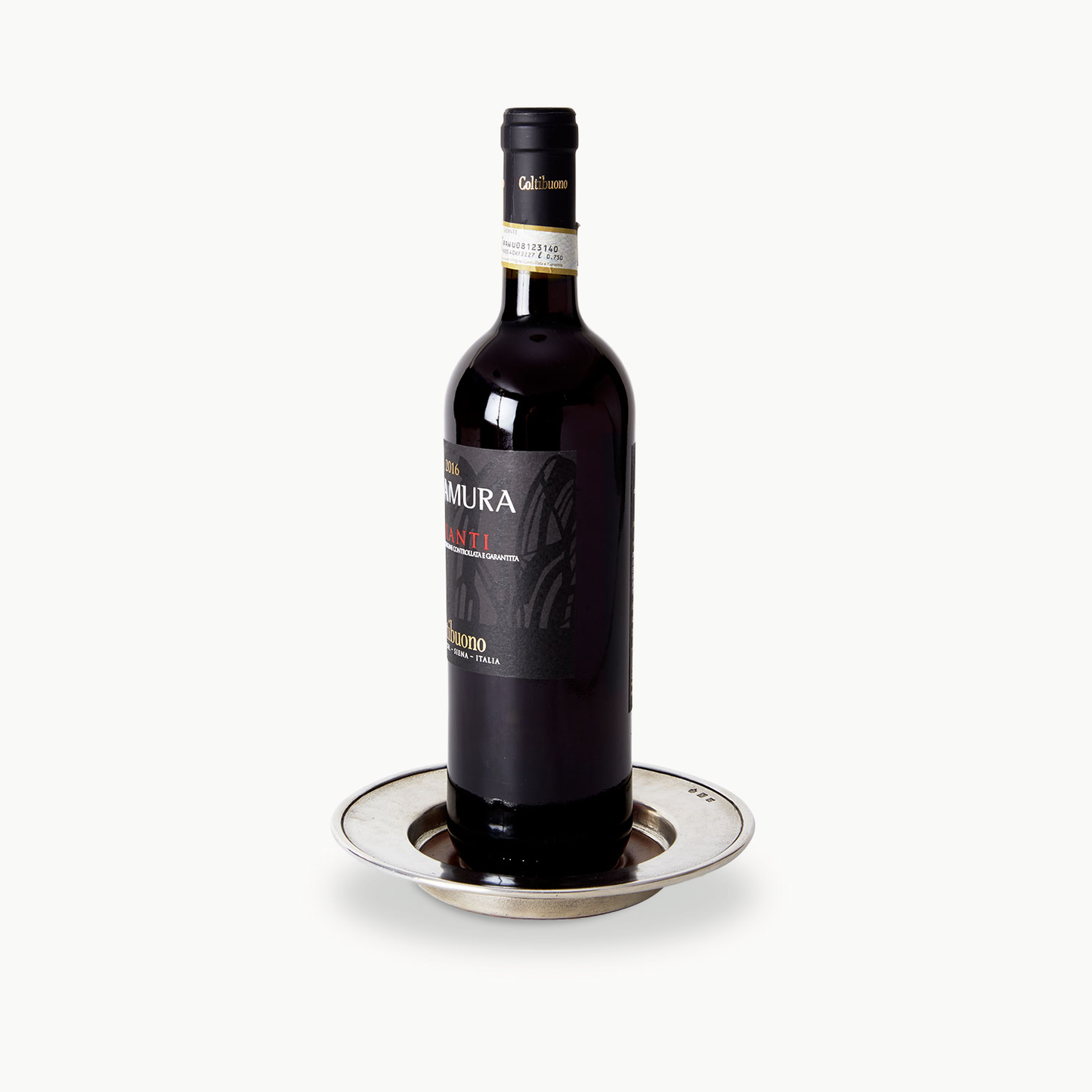 Convivio Wine Coaster With Wood Insert
