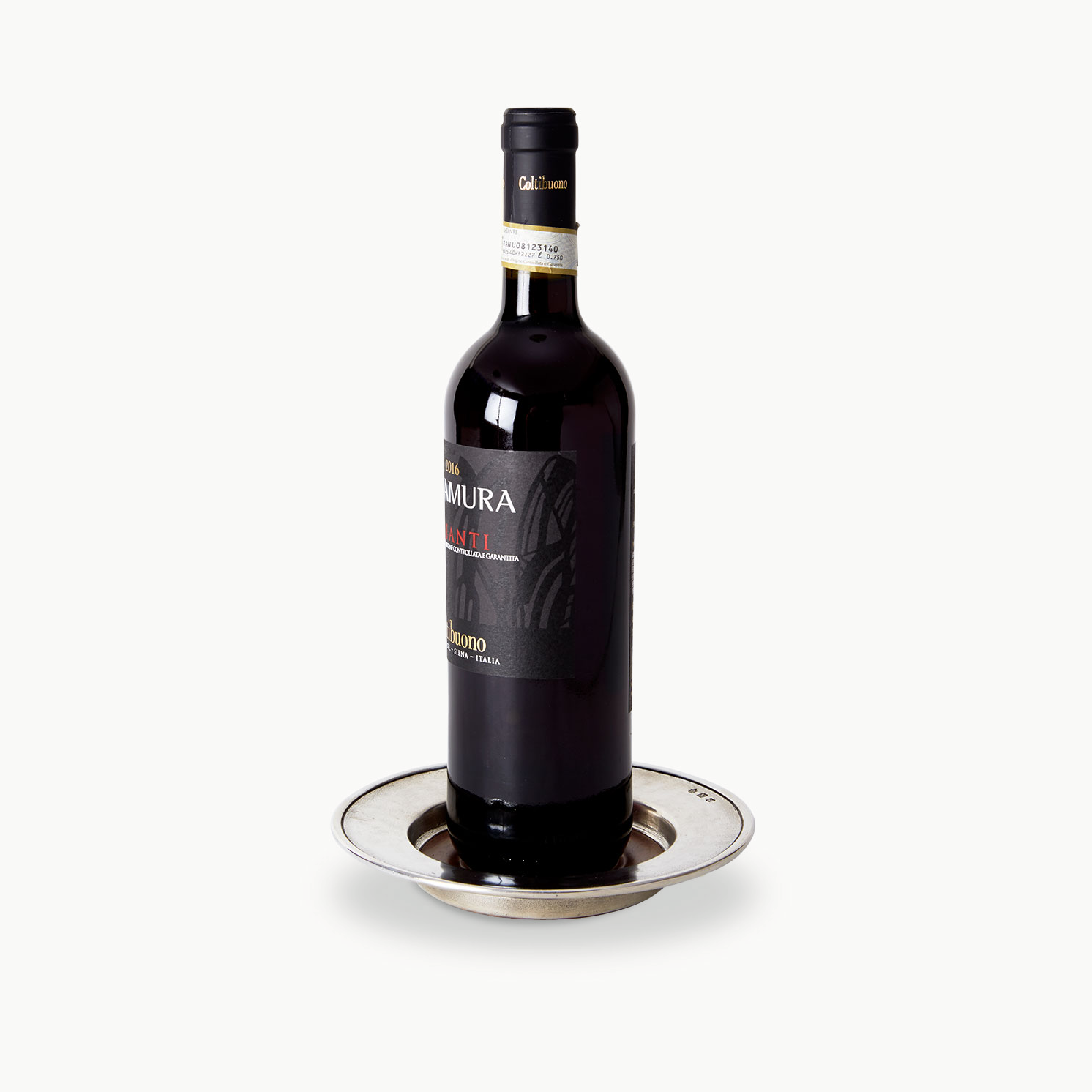 Convivio Wine Coaster With Wood Insert