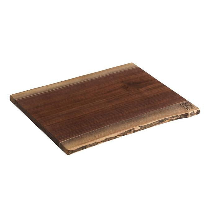 Double Live Edge Cutting Board - Black Walnut