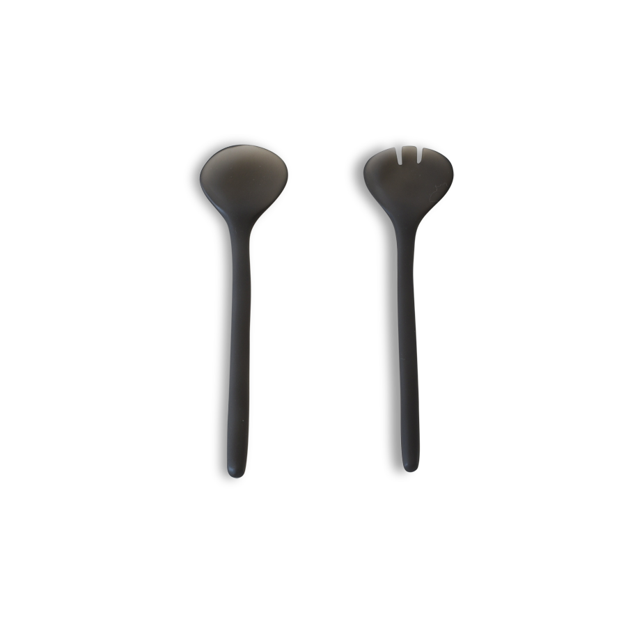 Sculpt Large Serving Set Black