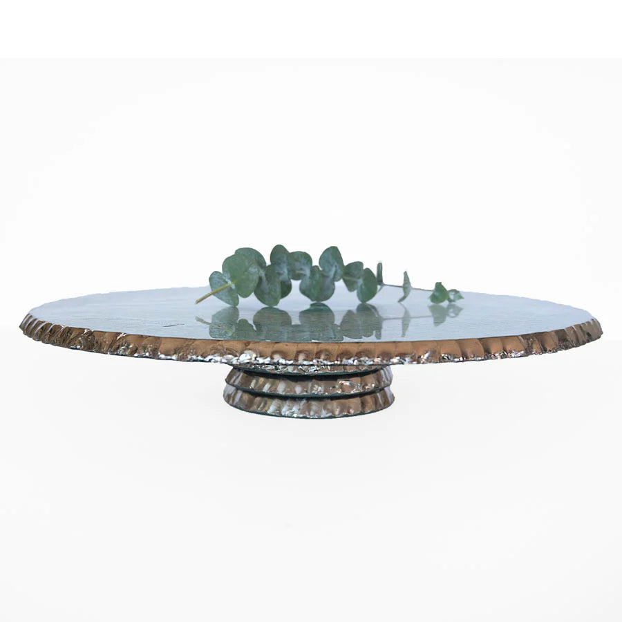 Edgey Pedestal Cake Stand