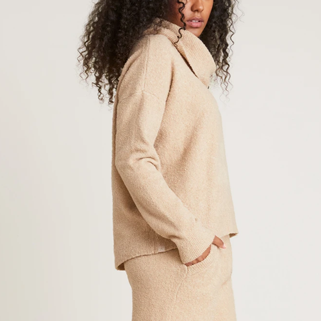 EcoChic Cowl Neck Pullover