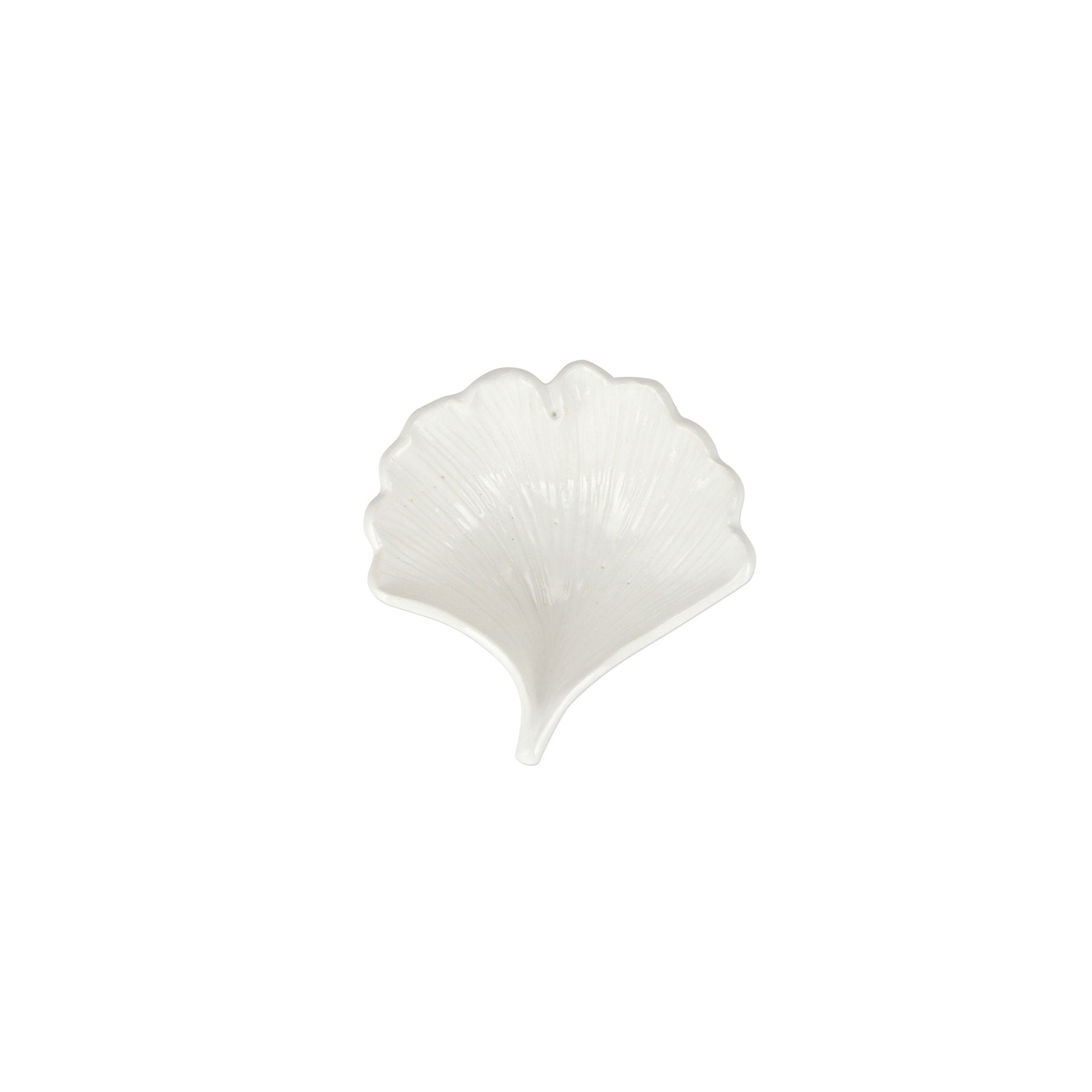 Foliage White Ginkgo Leaf Small Bowl