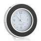 Black & Silver Silent Alarm Clock