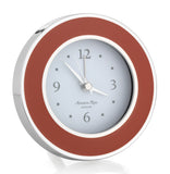 Orange & Silver Silent Alarm Clock