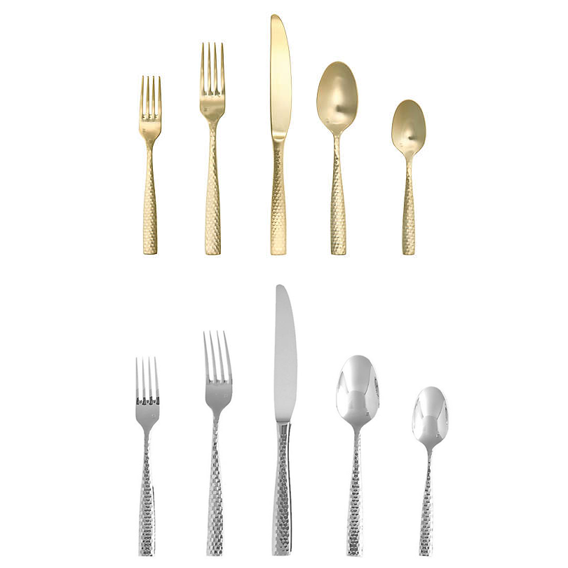 Lucca Faceted 20pc Flatware Set