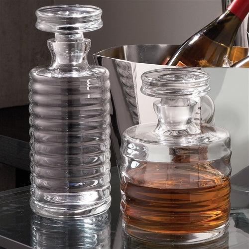 Ribbed Decanter