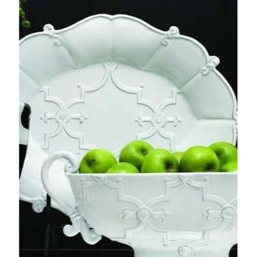 Pagoda Platter - French White