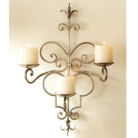Antique Dunmore Triple Wall Sconce
