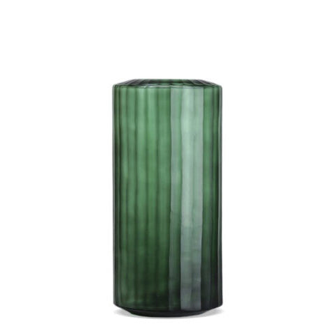 Omar Vase - Light Green / Black Steelgrey