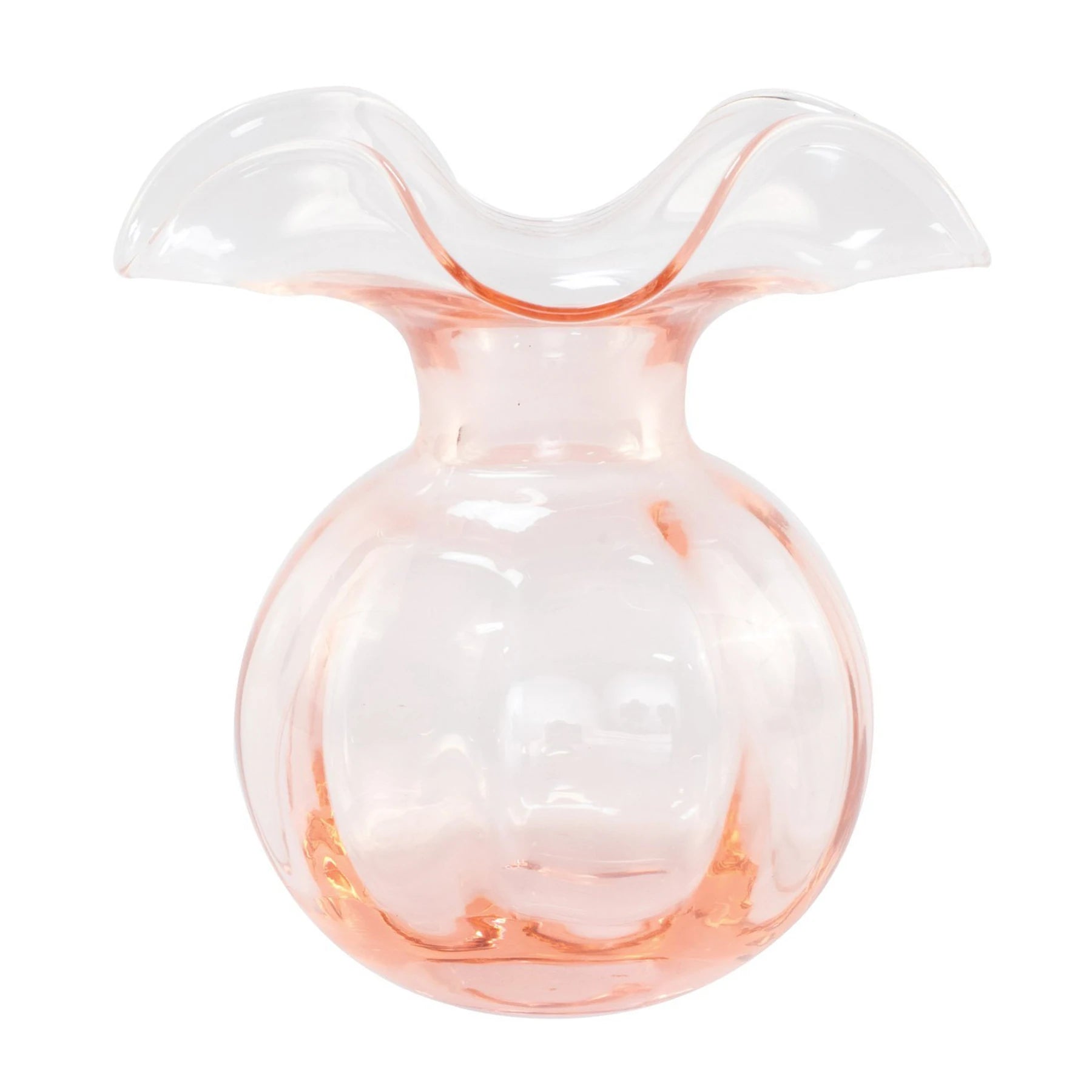 Hibiscus Glass Pink Vase