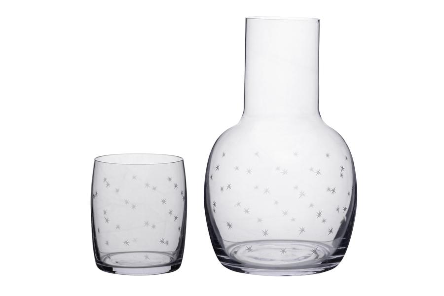 Carafe Set With Stars Design