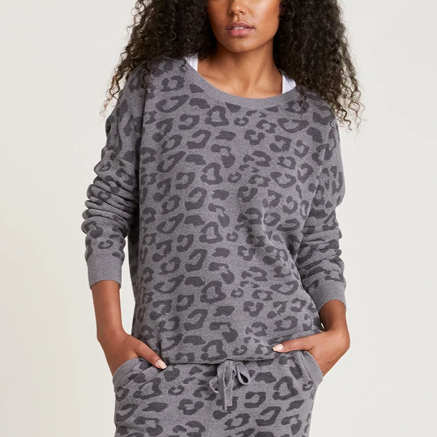 CozyChic Ultra Lite Slouchy Barefoot in the Wild Pullover