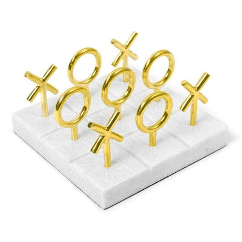 Brass Tic-Tac-Toe Set