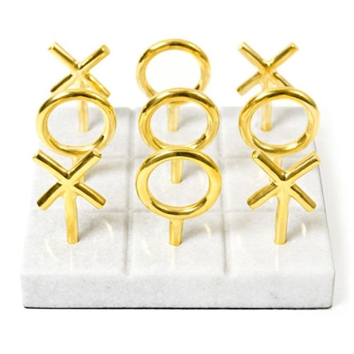 Brass Tic-Tac-Toe Set