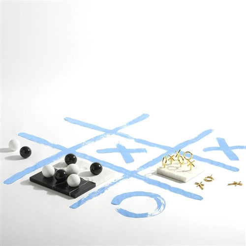 Brass Tic-Tac-Toe Set