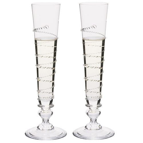 Pair of Amalia Champagne Flutes