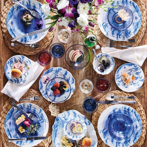 Carine Dessert/Salad Plate - Blue